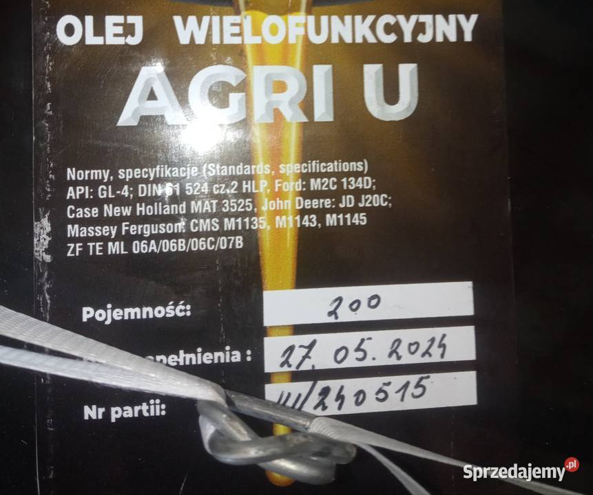 Olej agrol u sprzedaż na litry lubelskie Biszcza