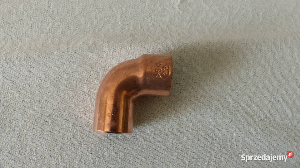 Kolano miedziane Cu 1kielichowe 1kx22