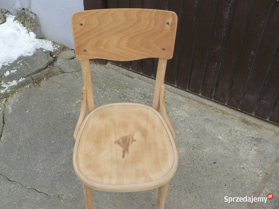 Stare krzesła gięte sygnowane Bondyrz Nowy Sącz
