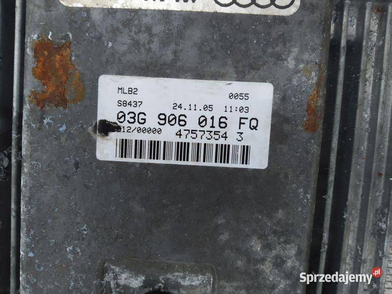 STEROWNIK SILNIKA KOMPUTER AUDI A4 B7 20 TDI Gliwice