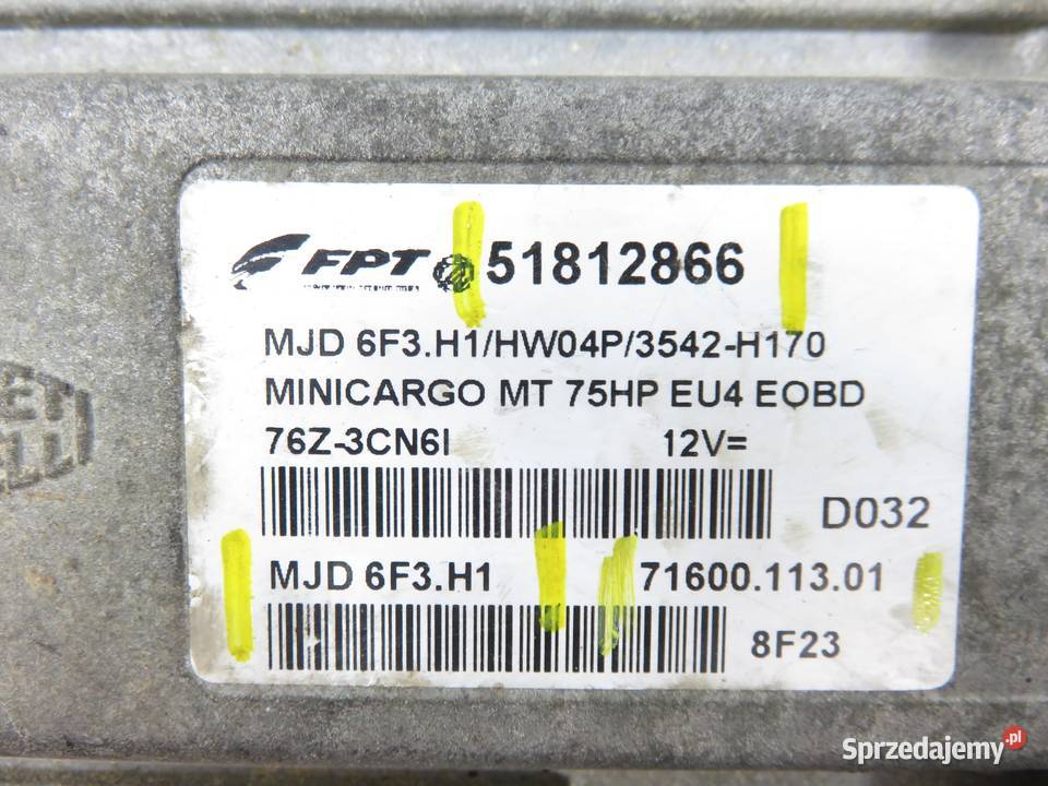 STEROWNIK FIAT FIORINO III 13 D Multijet