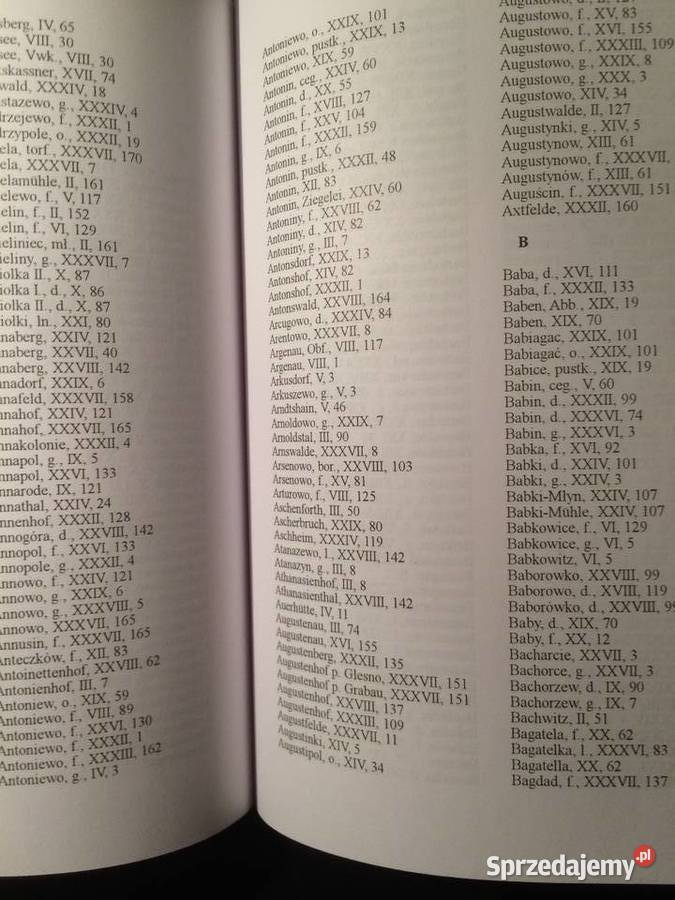 2760 Słownik Miejscowości Woj Poznańskiego Z Szczecin