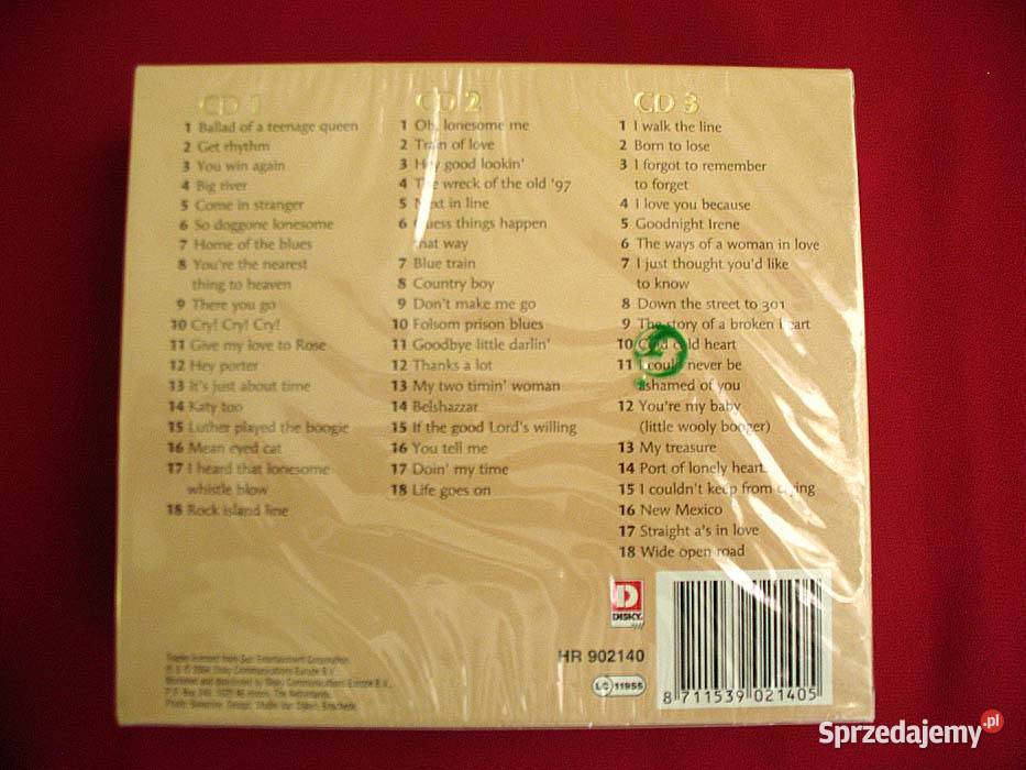 Johnny Cash zestaw 3 CD Oryginał mazowieckie Siedlce