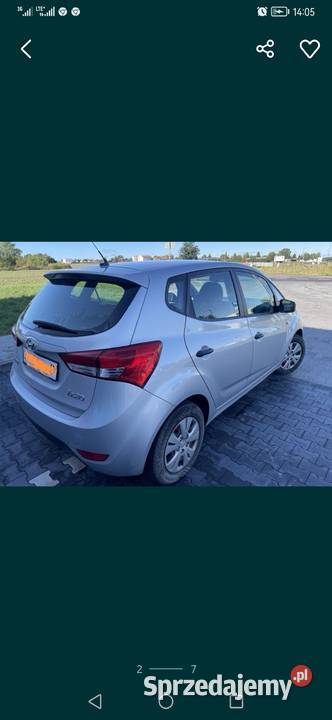 Hyundai ix20 srebrny Gdańsk sprzedam