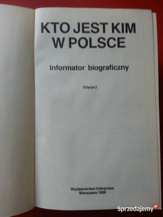 3038 Kto Jest Kim W Polsce Szczecin