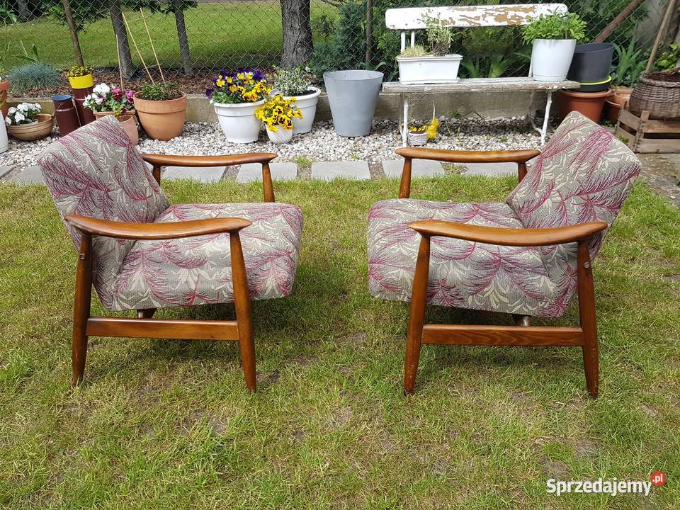 Fotel z okresu PRL model Kędziorek model GFM87 zachodniopomorskie Szczecin sprzedam