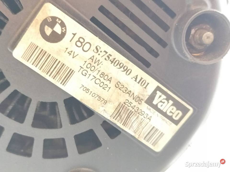 ALTERNATOR 7540990 44 V8 Bmw Seria 6 II 20032010