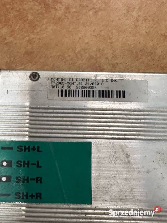 Sterownik zapi F72065MONTB1 24660 C MONTINI DI Antonie sprzedam