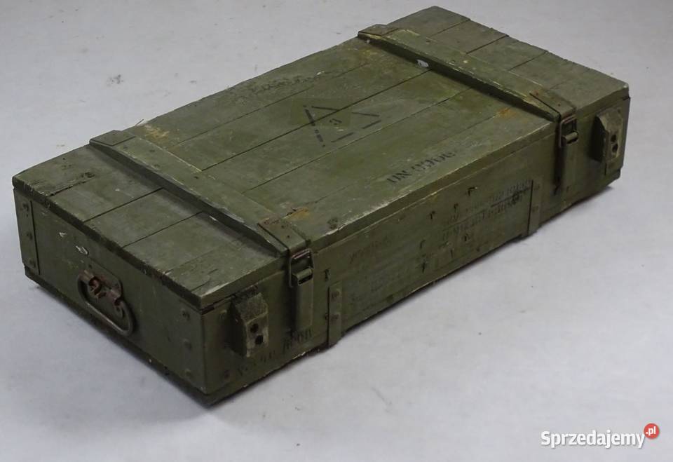 Skrzynia wojskowa 92x50x18 solidna stalowe Militaria Kolekcje Kielce sprzedam