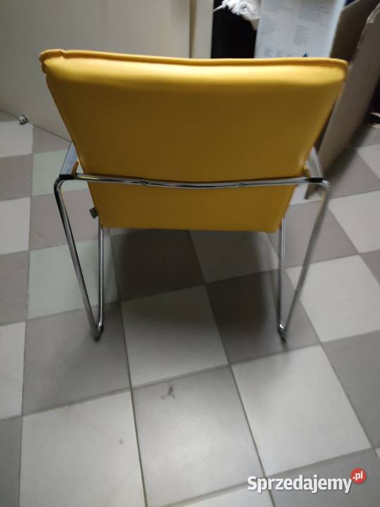 Krzesło firmy Nowy Styl kolor żółty Tomaszów Mazowiecki sprzedam