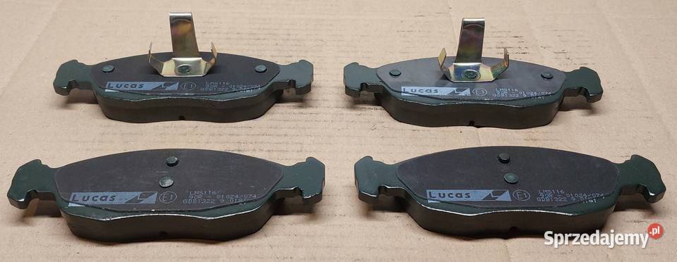 TRW KLOCKI HAMULCOWE PRZÓD CITROEN SAXO PEUGEOT