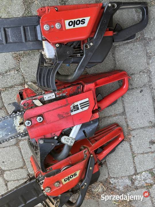 Zestaw trzech pił spalinowych Solo Piły łańcuchowe Siedlce