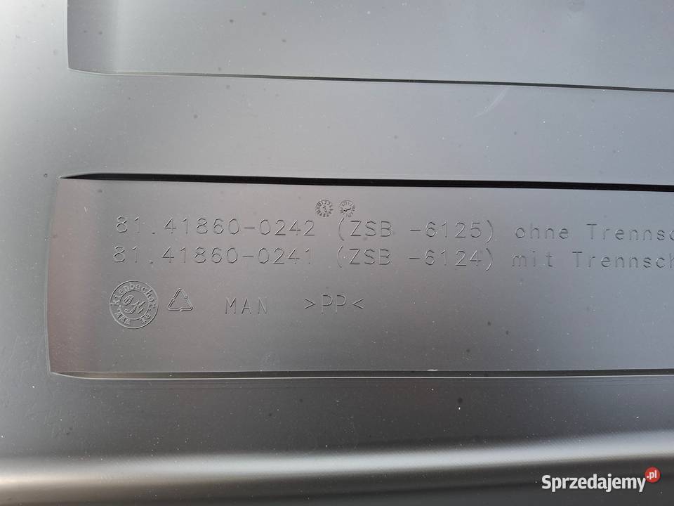 MAN TGX TGS POKRYWA OSłONA AKUMULATORA ORYGINAŁ Bieleń