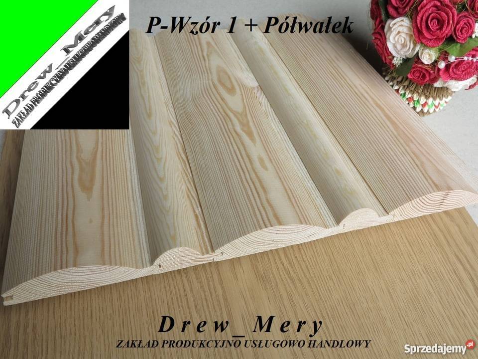 Deska Elewacyjna Półokrągła Imitacja Bala Nisko