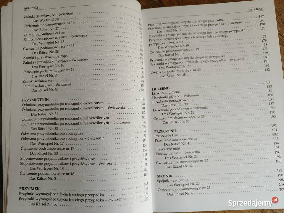 Gramatyka niemiecka gimnazjum M Ptak sprzedam