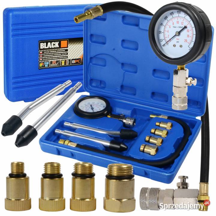Tester sprężania w silniku benzynowym