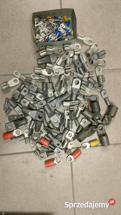 Piny zaciski do kabli miedziane 7 końcówki Szczecin