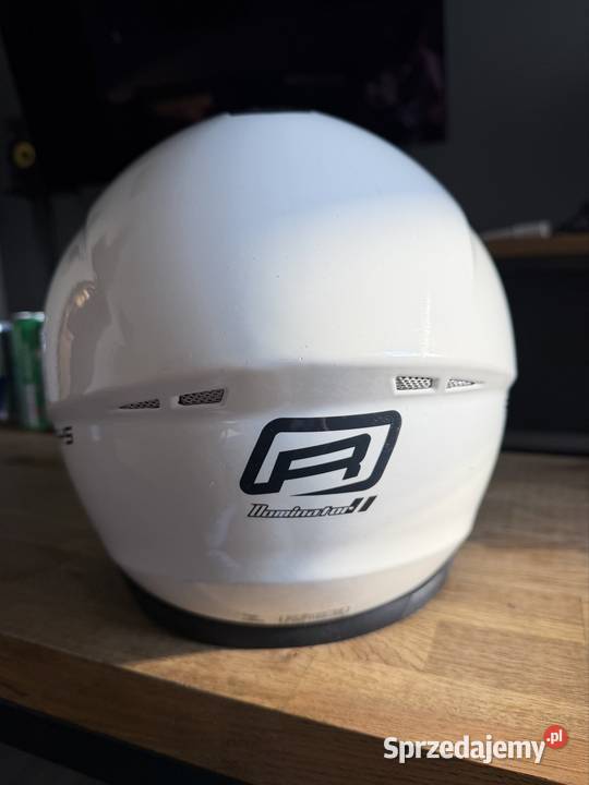 Kask motocyklowy RHINO Racer White YHFF967 S mazowieckie