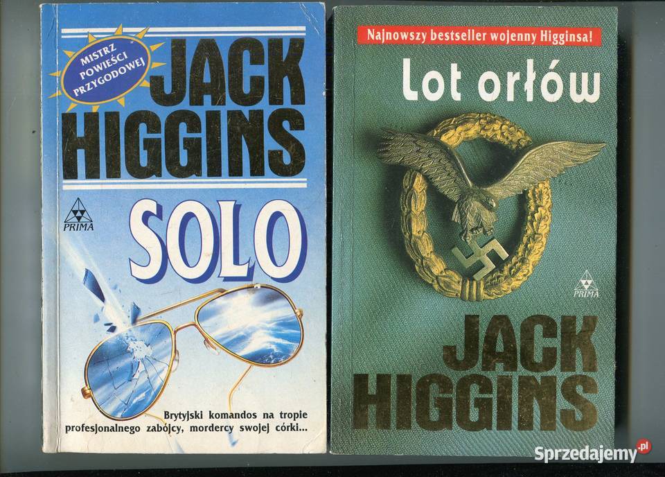 Lot orłów Solo Jack Higgins Rok wydania 1998 Szczecin