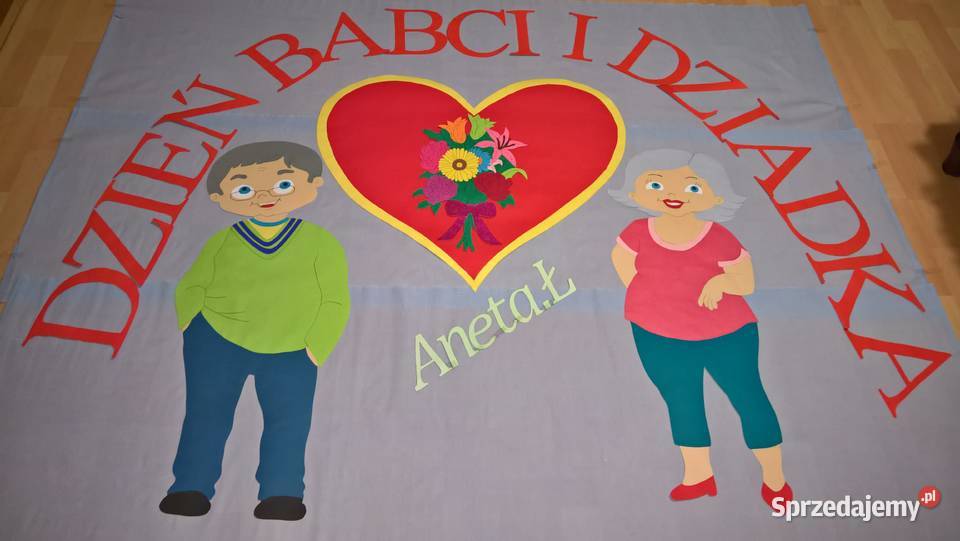 Dekoracje na Dzień Babci i Dziadka z brystolu Ryki