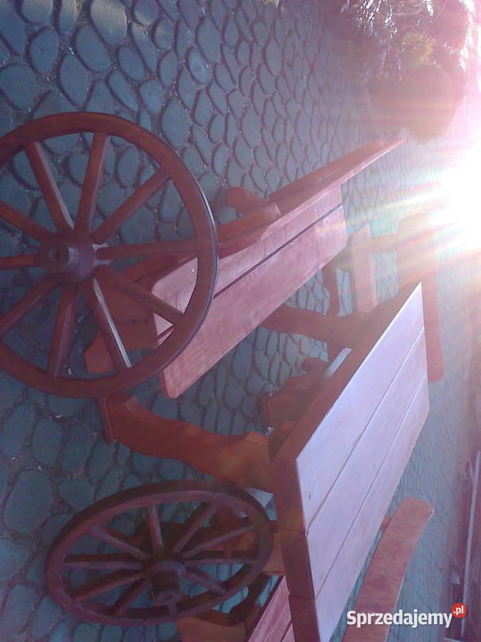 Nowe meble ogrodowe drewno Warszawa