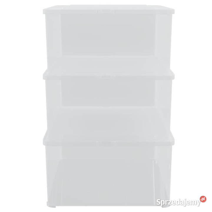 Plastikowe pojemniki do przechowywania 3 10L Warszawa sprzedam