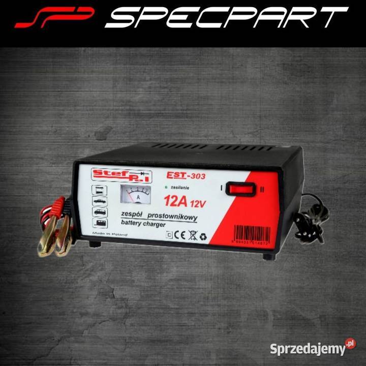 Prostownik StefPol EST303 12V12A Specpart Piotrków Trybunalski