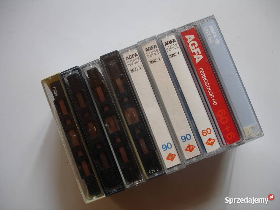 KASETY magnetofonowe AGFA używane lubuskie Zielona Góra