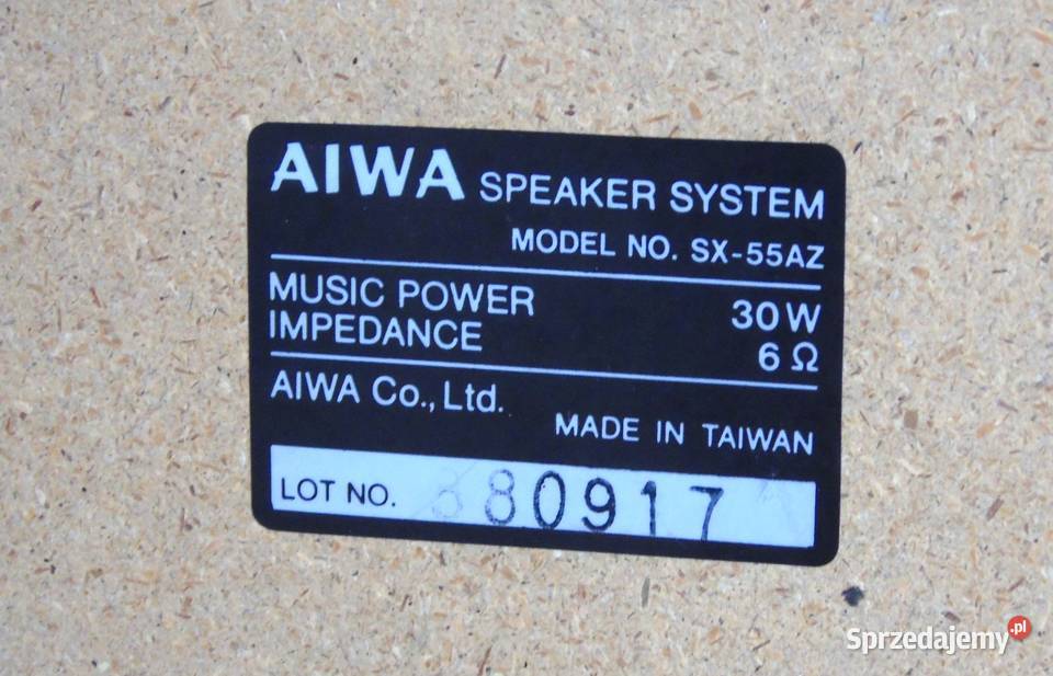 Świetne kolumny stereo Aiwa SX55 ładne DOSTAWA Jasło sprzedam