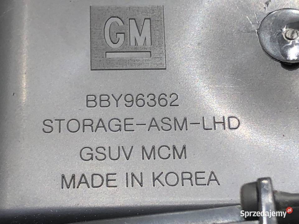 SCHOWEK TUNELU OPEL MOKKA Crossover BBY96362 podkarpackie