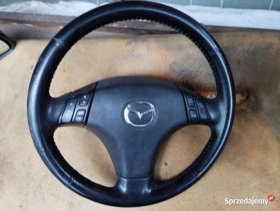 kierownica mazda 6 skóra Kierownice