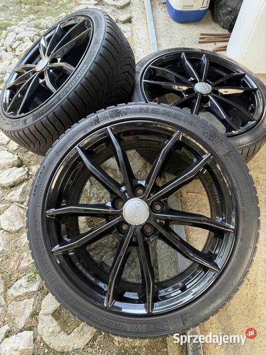 Felgi 18 5x112 z ładnymi zimowkami Brzana