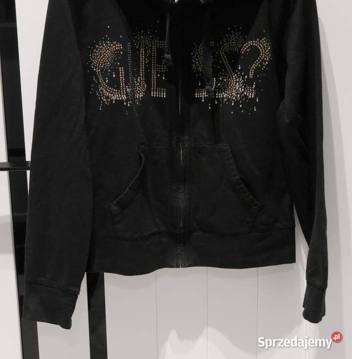 Guess fajna bluza dżety cyrkonie 38 M czarny