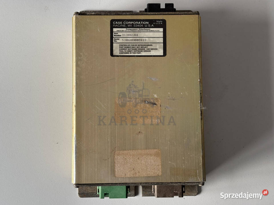 CASE 313861A4 Moduł Sterownik Komputer ECU Pozostałe Jastrzębniki