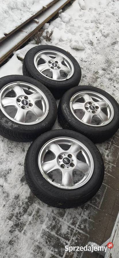 Alufelgi 4x100 15 koła z oponami zimowymi mini