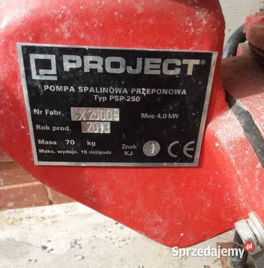 Pompa spalinowa przeponowa w pełni sprawna Piekoszów