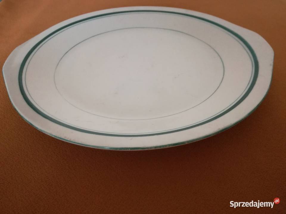 Talerz patera Chodzież lata 60teŚrednica 29 biały