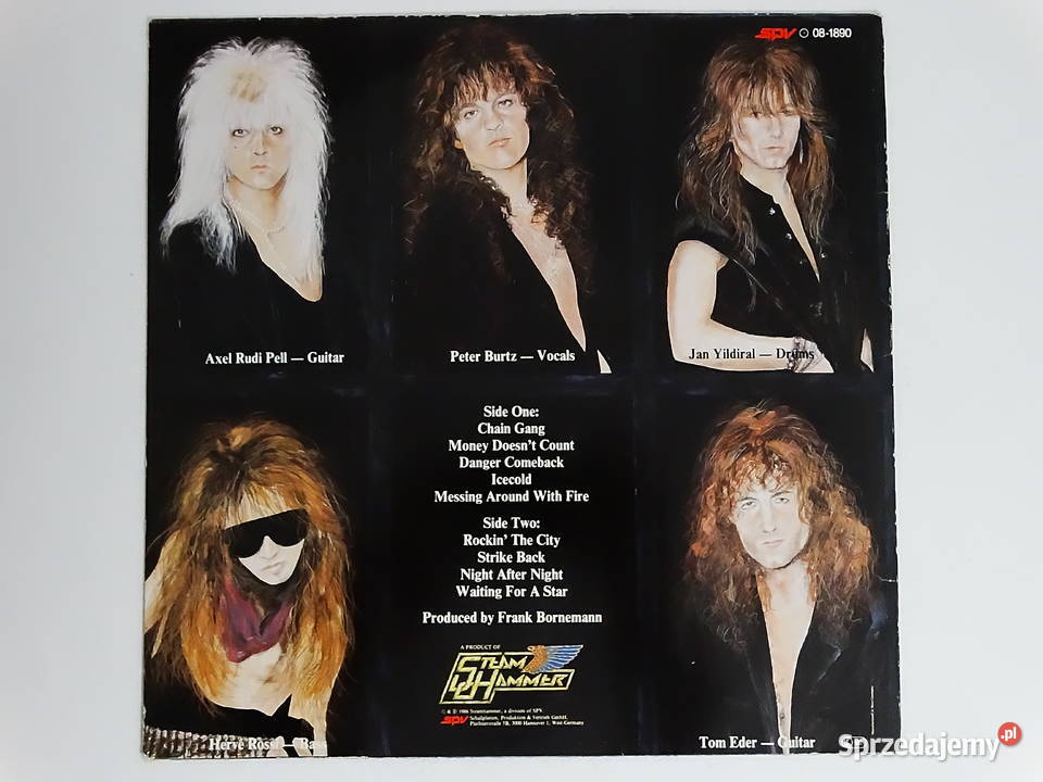 Steeler Strike Back Vinyl LP Steamhammer SH 0053 Biłgoraj