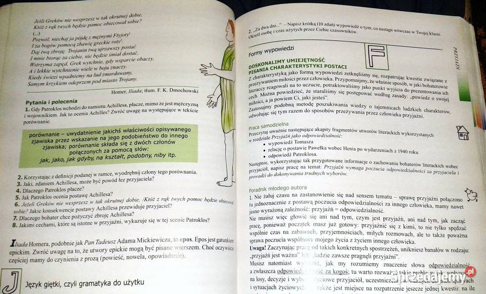 Czas na polski Podręcznik gimnazjalistów kl 1 Chełm
