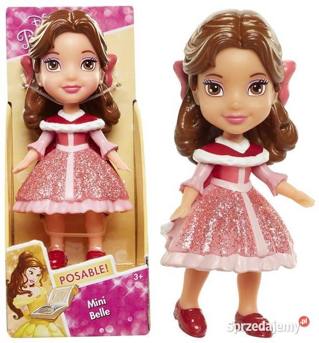 Piękna Belle Lalka Mini Laleczka Księżniczka 3 lata+ Mogilany