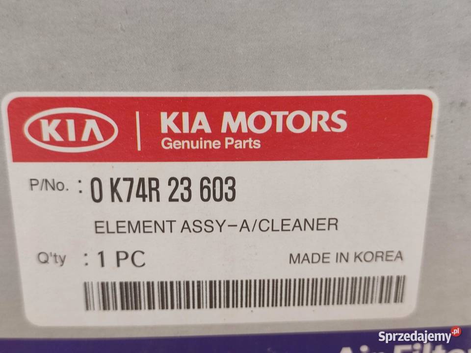 FILTR POWIETRZA KIA PREGIO 25 27 D 19952004 sprzedam