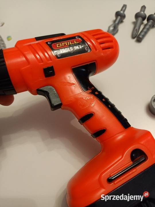 Wiertarka wkrętarka klucze śrubokręt zestaw Plastik