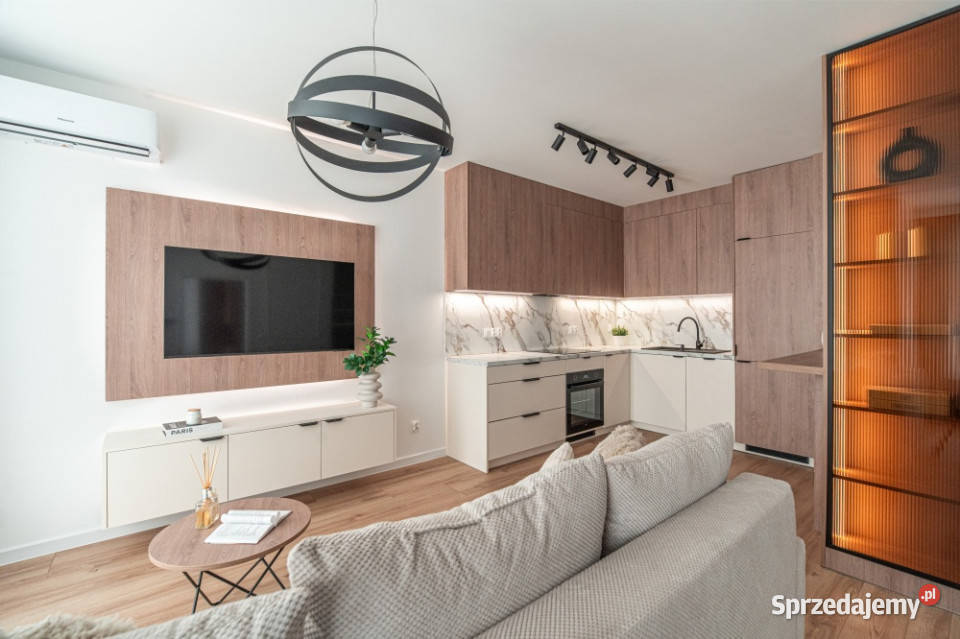 Stylowy apartament Odrą 48 m Nowa Przystań Kępa Sprzedaż Szczecin