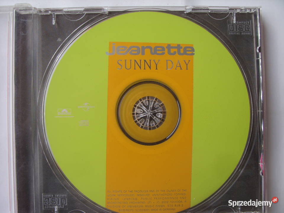 Rock CD JEANETTESUNY DAY POLYDOR 2002 R Bez Wołów