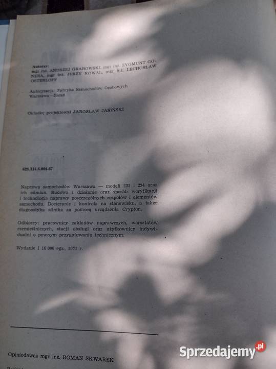 Warszawa 223224 książka napraworginal Częstochowa