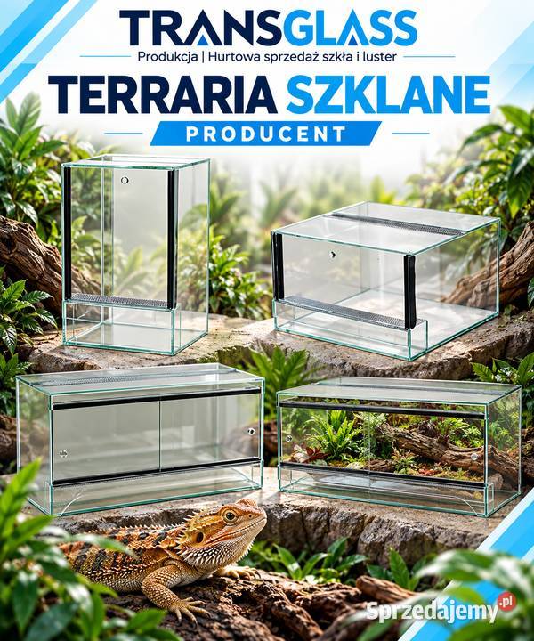 PRODUCENT TERRARIÓW SZKLANYCH SPRZEDAŻ HURTOWA I Zakładanie terrariów i akwariów śląskie