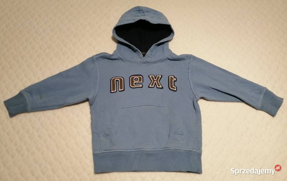 Bluza z kapturem kangurka długi rękaw Next 98 Bluzy Czeladź
