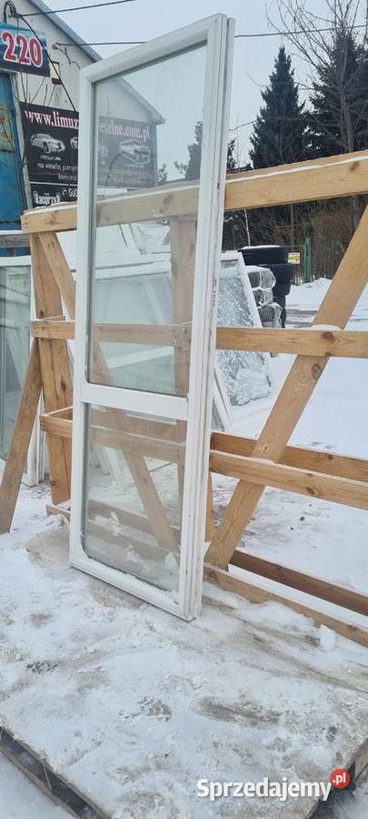 OKNA KacprzaK Witryna 73x208 FIX Używany PCV Lublin