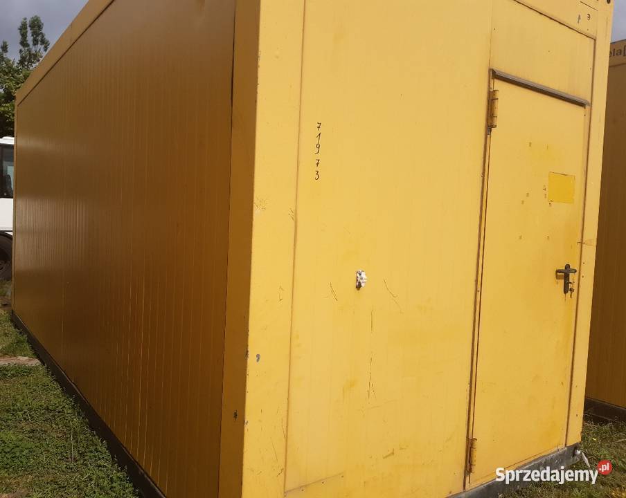 Kontener biurowy szatniowy żółty Swarzędz Pozostałe