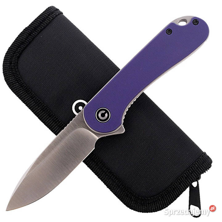 Nóż składany CIVIVI Elementum Flipper Purple G10 mazowieckie